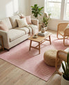 Urban Terrace Collection Area Rug -  Chelsea (Pink) Rectangle Pink  lifestyle 25