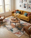 Jewel Oasis Collection Area Rug -  Topaz Rectangle Multi  lifestyle 3