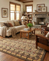 Chelsea Elegance Collection Area Rug -  Brompton (Brown) Rectangle Brown  lifestyle 33
