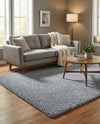 Alpine Plush Collection Area Rug -  Cortina (Sterling) Rectangle Sterling  lifestyle 24