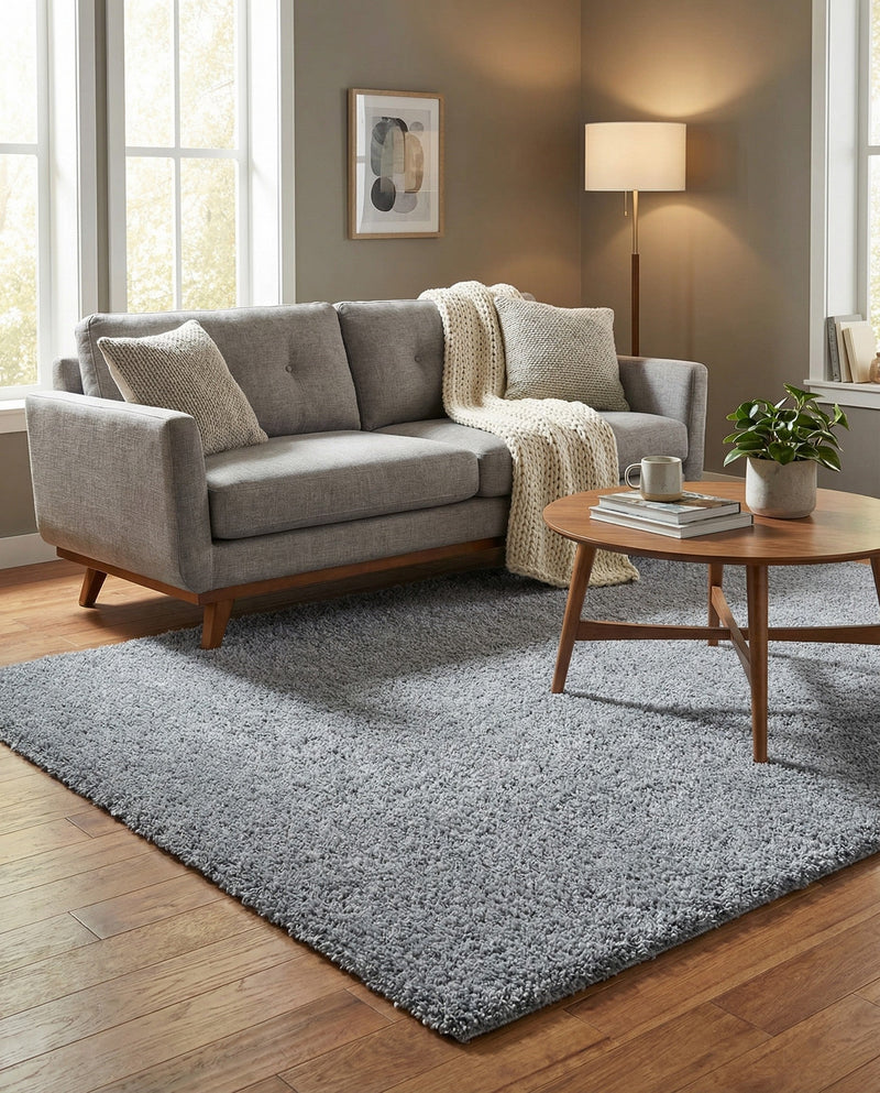 Alpine Plush Collection Area Rug -  Cortina (Sterling) Rectangle Sterling  lifestyle 24