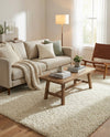 Plush Oasis Collection Area Rug - Serenity (Pure Ivory) Rectangle Pure Ivory  lifestyle 17