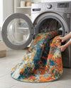 Colorburst Oasis Collection Area Rug -  Chroma Round Multi  lifestyle 28