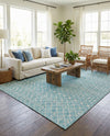 Savannah Pergola Collection Area Rug -  Pergola (Aqua) Rectangle Aqua  lifestyle 10