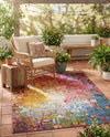 Urban Terrace Collection Area Rug -  Terrace Rectangle Multi  lifestyle 10