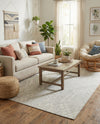 Desert Nomad Terrace Collection Area Rug - Sahara (Gray) Rectangle Gray  lifestyle 24