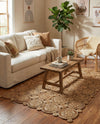Woven Seaside Jute Collection Area Rug - Whittaker Rectangle Natural  lifestyle 7