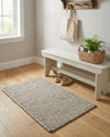 Woven Seaside Jute Collection Area Rug - Savannah (Gray) Rectangle Gray  lifestyle 6