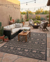 Mesa Oasis Rugs Collection Area Rug - Sundown Rectangle Black  lifestyle 5