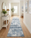 Luminara Sands Collection Area Rug - Elysium (Vintage Blue) Runner Vintage Blue  lifestyle 77