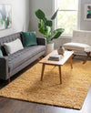 Alpine Plush Collection Area Rug -  Cortina (Sun Yellow) Rectangle Sun Yellow  lifestyle 5