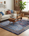 Urban Terrace Collection Area Rug -  Oasis Square Multi  lifestyle 78