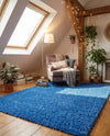 Plush Oasis Collection Area Rug - Serenity (Periwinkle Blue) Rectangle Periwinkle Blue  lifestyle 26