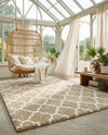 Casablanca Comfort Collection Area Rug -  Atlas Rectangle Taupe  lifestyle 31