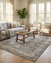 Cascade Range Collection Area Rug -  Shasta (Gray) Rectangle Gray  lifestyle 12
