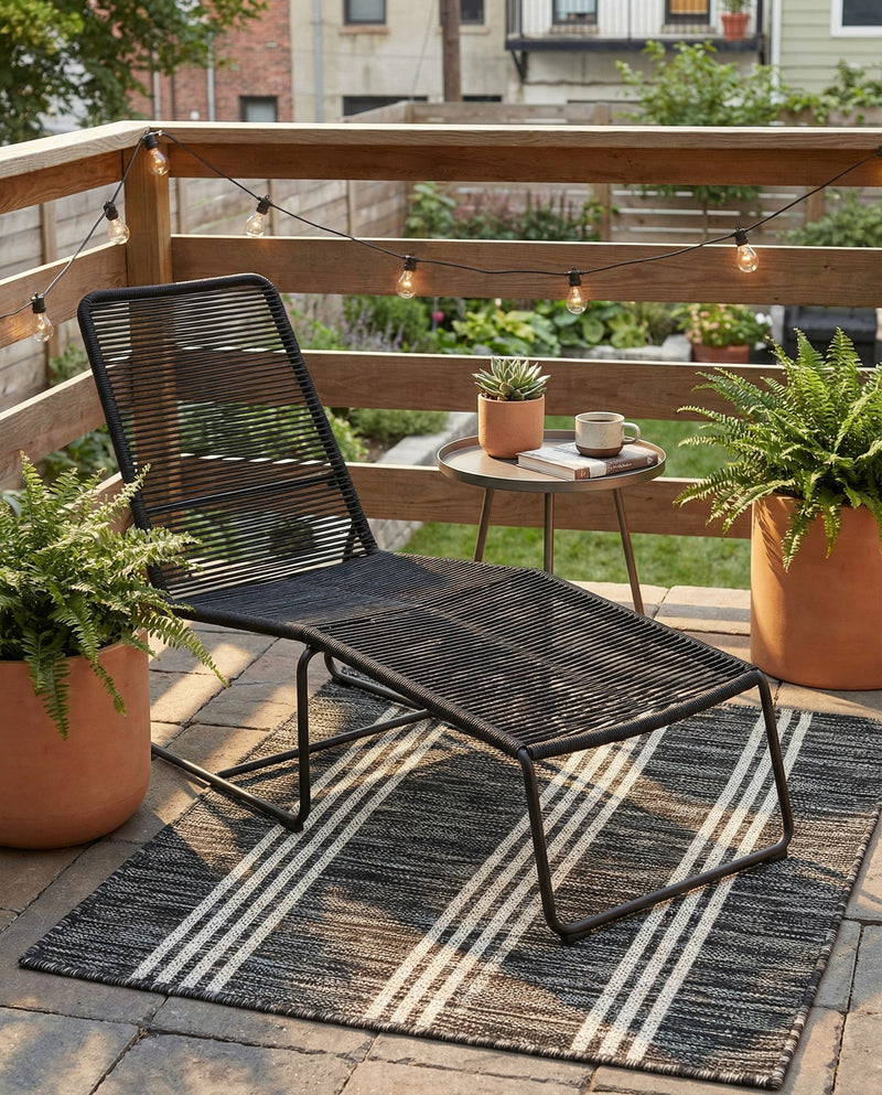 Urban Oasis Rugs Collection Area Rug -  District (Charcoal) Rectangle Charcoal  lifestyle 30