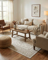 Savannah Elegance Collection Area Rug - Augusta (Ivory) Rectangle Ivory  lifestyle 4