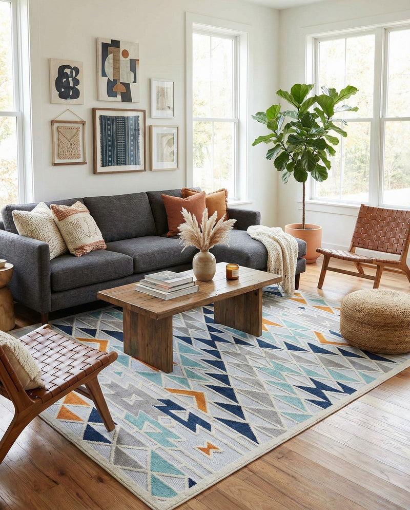 Bahama Breeze Outdoor Collection Area Rug -  Andros Rectangle Gray  lifestyle 12