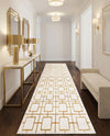 Hollywood Luxe Collection Area Rug -  Beverly (White Gold) Runner White Gold  lifestyle 63
