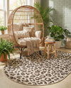 Savannah Escape Collection Area Rug -  Amazon (Light Gray) Oval Light Gray  lifestyle 88