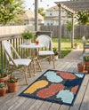 Caribbean Terrace Collection Area Rug -  Nevis Rectangle Black  lifestyle 30