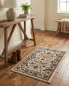 Casablanca Tapestry Collection Area Rug -  Marrakech (Ivory) Rectangle Ivory  lifestyle 3