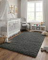 Plush Oasis Collection Area Rug - Serenity (Graphite Gray) Rectangle Graphite Gray  lifestyle 8