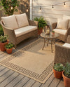 Sahara Sands Collection Area Rug -  Elephantine Rectangle Natural  lifestyle 7