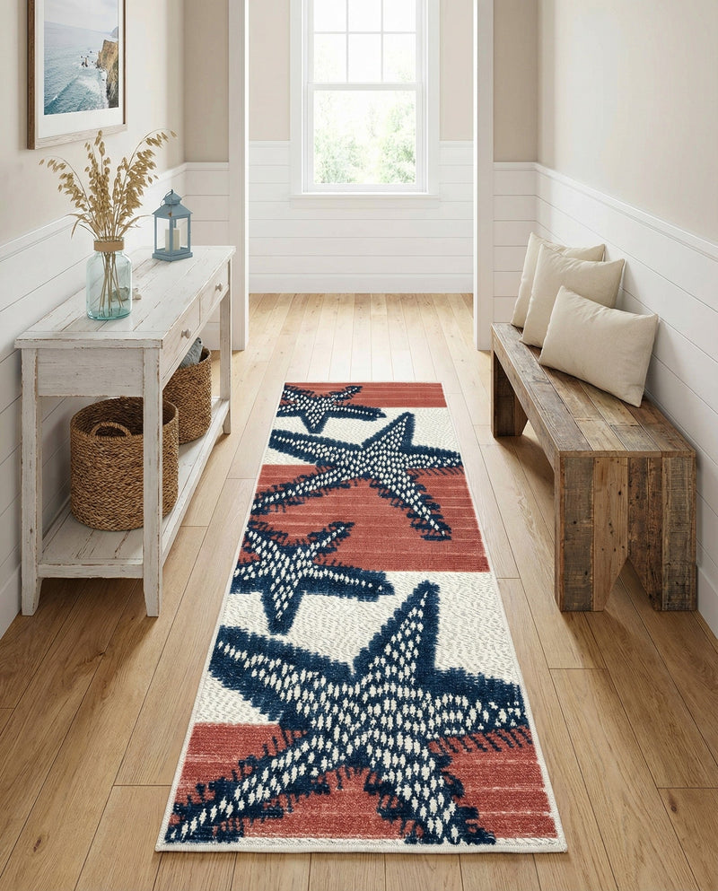 Caribbean Terrace Collection Area Rug -  Curacao Runner Ivory  lifestyle 35