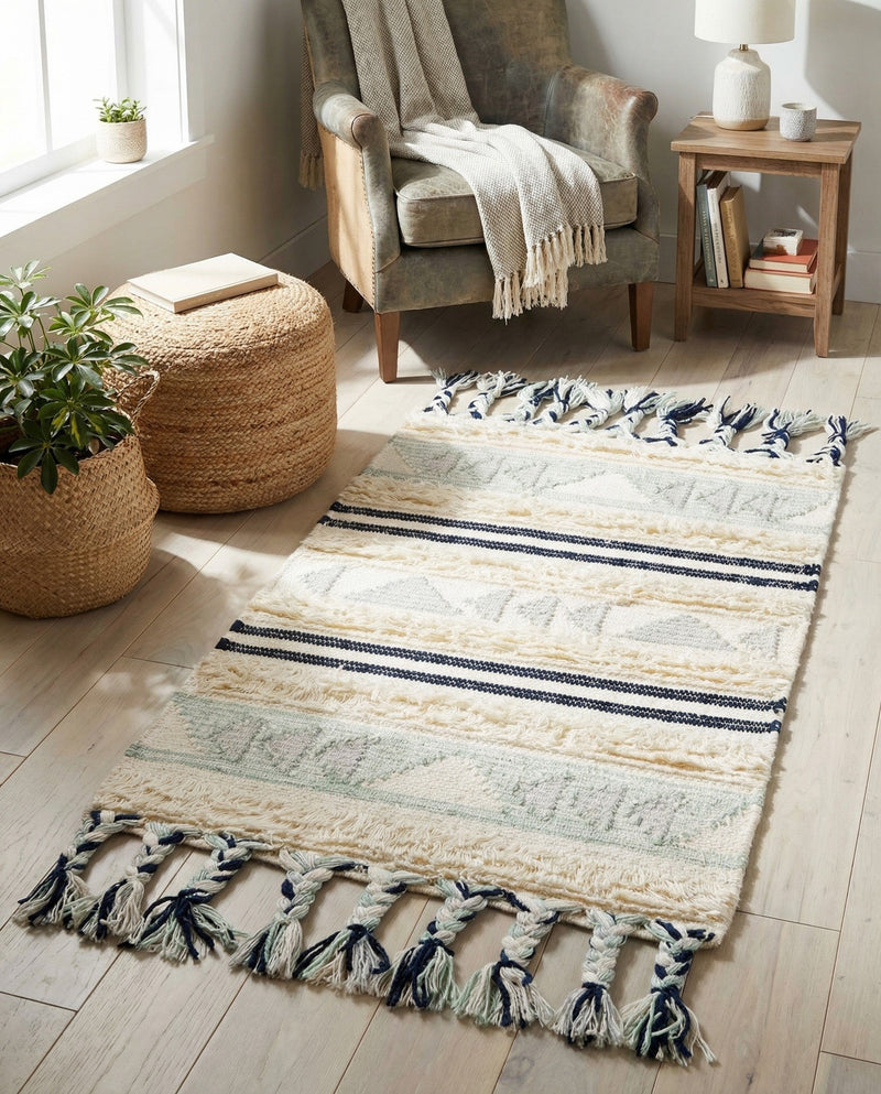 Sonoran Collection Area Rug - Montezuma Rectangle Aquamarine  lifestyle 26