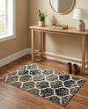 Trellis Mosaic Collection Area Rug -  Pergolatown (Blue Multi) Rectangle Blue Multi  lifestyle 4