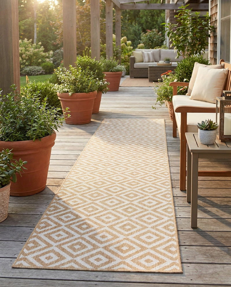 Urban Oasis Rugs Collection Area Rug -  Rooftop (Beige) Runner Beige  lifestyle 51