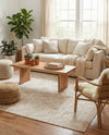 Tribal Terrace Treasures Collection Area Rug - Mayan Marina (Natural) Square Natural  lifestyle 46