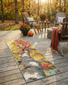 Seaside Blooms Collection Area Rug - Eden Runner Multi  lifestyle 44
