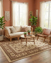 Jaipur Elegance Collection Area Rug -  Nahargarh (Cream) Rectangle Cream  lifestyle 12