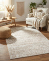 Sanctuary Retreat Collection Area Rug -  Refuge Rectangle Snow White  lifestyle 22