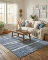 Cathedral Elegance Collection Area Rug - Chapel Rectangle Navy Blue  lifestyle 52