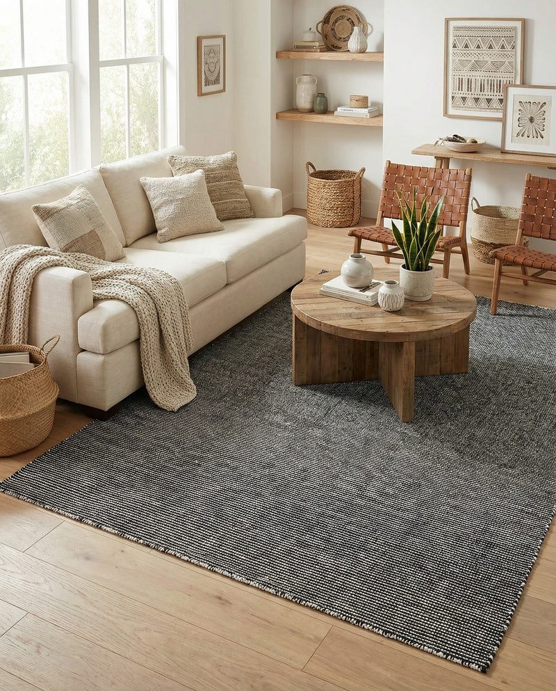 Jill Zarin Sedona Oasis Outdoor Collection Area Rug - Coconino (Black Sky) Rectangle Black Sky  lifestyle 16