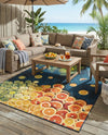 Seaside Haven Rugs Collection Area Rug -  Dunes Rectangle Multi  lifestyle 24