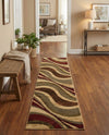 Bistro Lounge Collection Area Rug -  Frappe Runner Beige  lifestyle 60