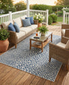 Urban Oasis Rugs Collection Area Rug -  Terrace (Blue) Rectangle Blue  lifestyle 30