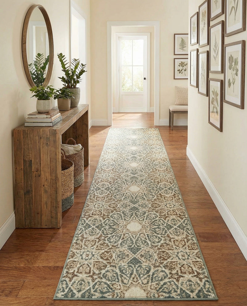 Gobi Sands Collection Area Rug -  UlanBuh Runner Multi  lifestyle 31