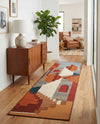 Urban Terrace Collection Area Rug -  Patio Runner Multi  lifestyle 60