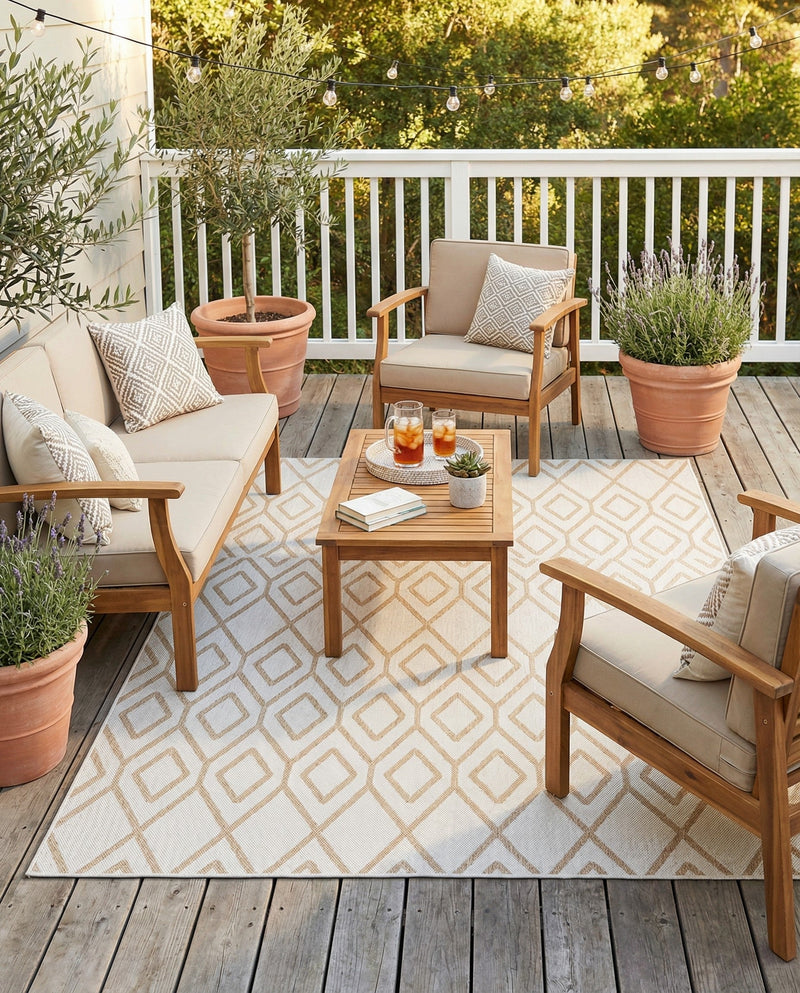 Urban Oasis Rugs Collection Area Rug -  Boulevard (Beige) Rectangle Beige  lifestyle 11