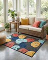Caribbean Terrace Collection Area Rug -  Grenada Rectangle Charcoal  lifestyle 20