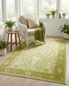 Horizon Collection Area Rug -  Apex (Light Green) Rectangle Light Green  lifestyle 27