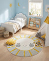 Wonder Tykes Collection Area Rug -  Twirl Round Gray  lifestyle 7