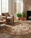 Neptune Elegance Collection Area Rug -  Galatea (Beige Cream) Round Beige Cream  lifestyle 60