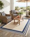 Bahama Breeze Outdoor Collection Area Rug -  Abaco Rectangle Beige  lifestyle 52