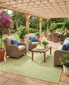 Urban Oasis Rugs Collection Area Rug -  Rooftop (Yellow and Aqua) Rectangle Yellow and Aqua  lifestyle 9